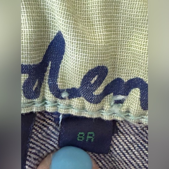 Boden Mid Rise Wide Leg Ankle Jeans Size 8R - Picture 10 of 12